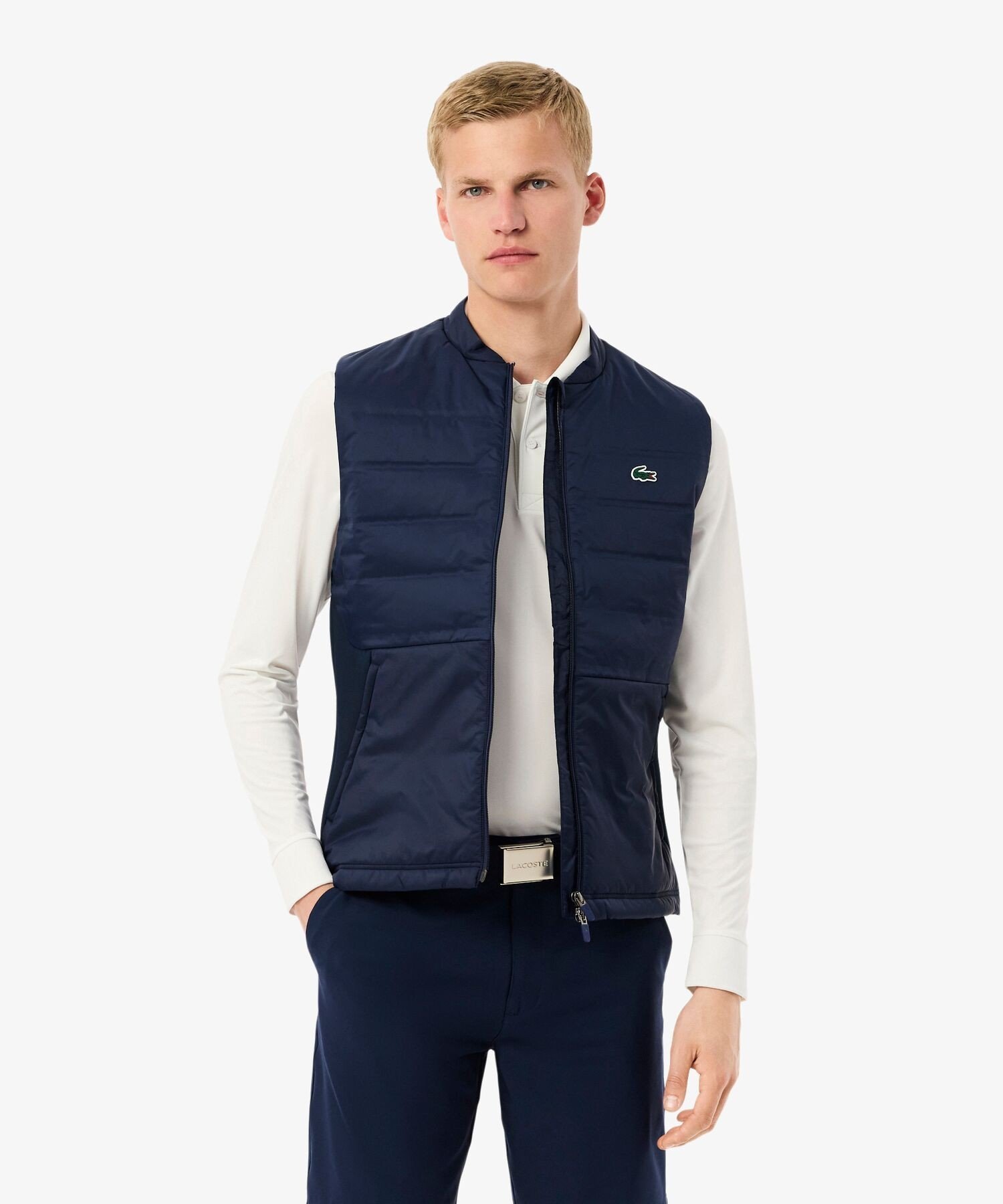Стеганый жилет с мягкой подкладкой LACOSTE, Navy