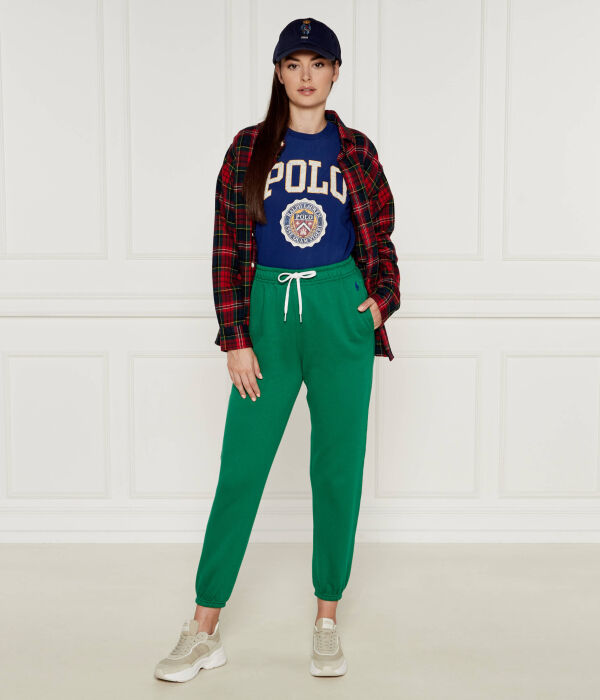 Футболка Polo Ralph Lauren с объемным логотипом, синий — фото 2