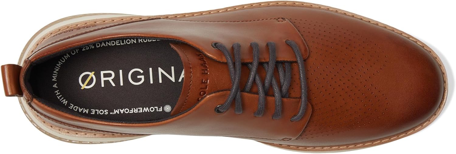 Мужские кроссовки Cole Haan Originalgrant Energyweave с перфорированным гладким носком, бежевый/слоновая кость — фото 3