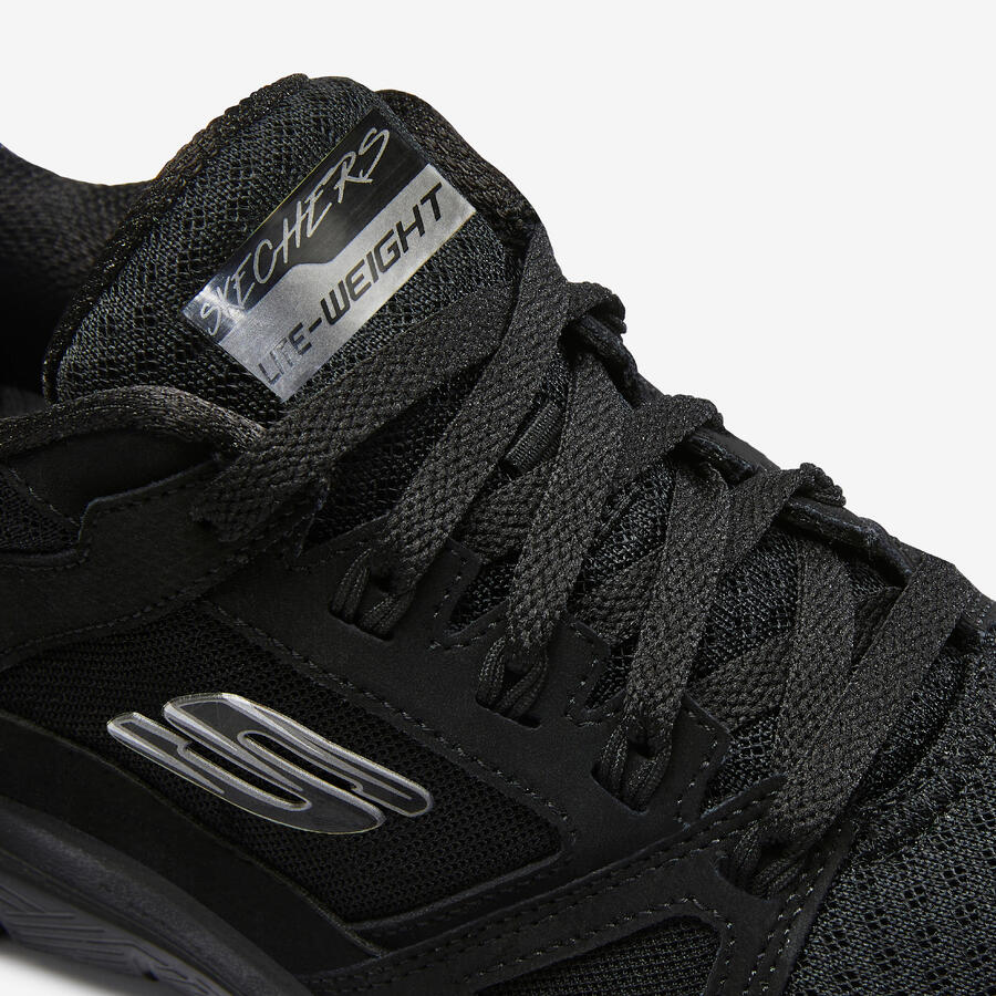 SKECHERS Кроссовки женские Flex Appeal 3.0 чёрные — фото 3