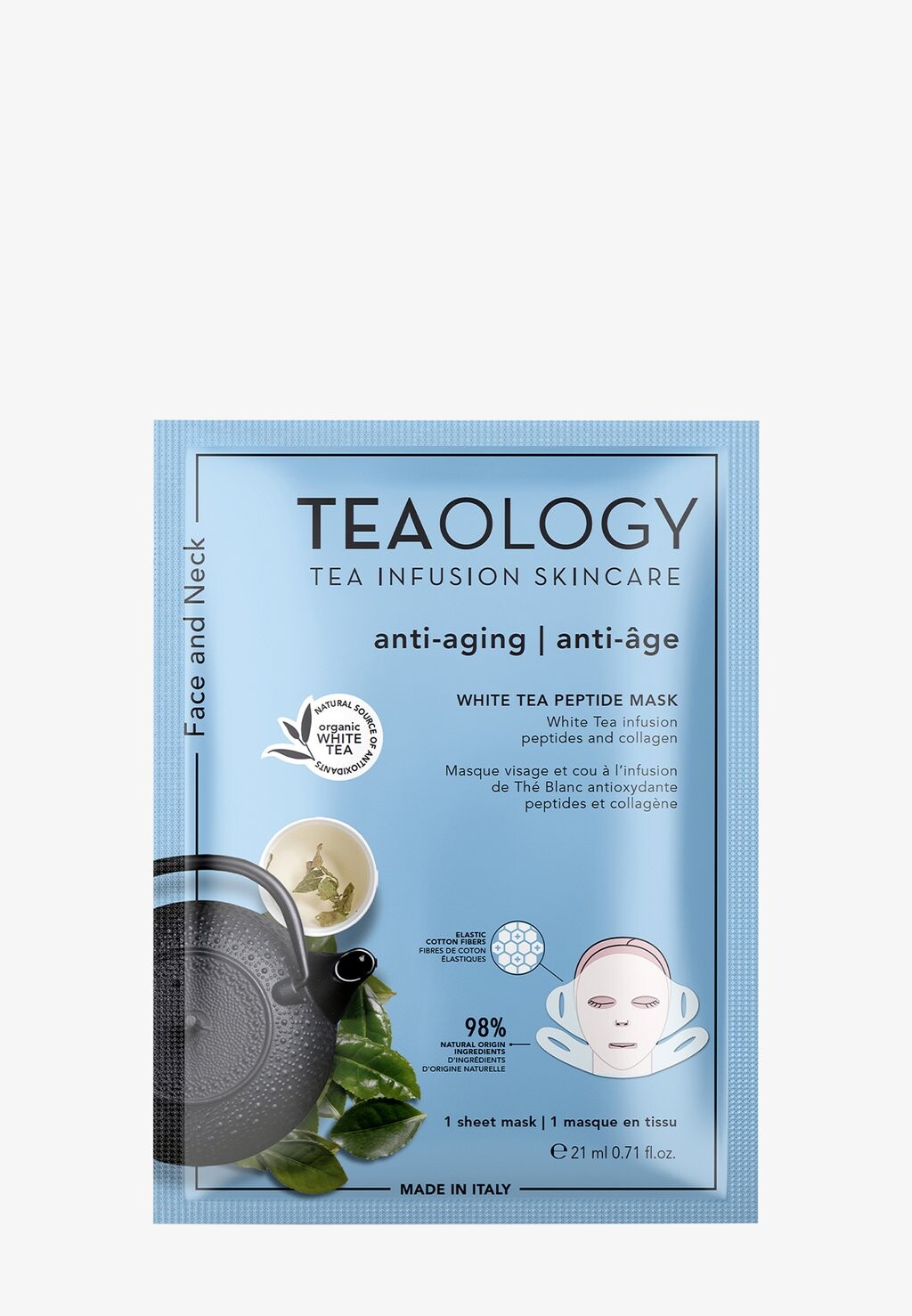 

Маска для лица White Tea Peptide Mask Teaology