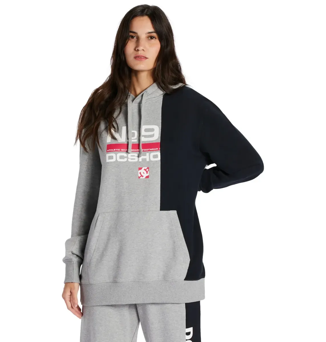 

Толстовка с капюшоном DC Shoes "Shift", цвет Heather Grey/Black