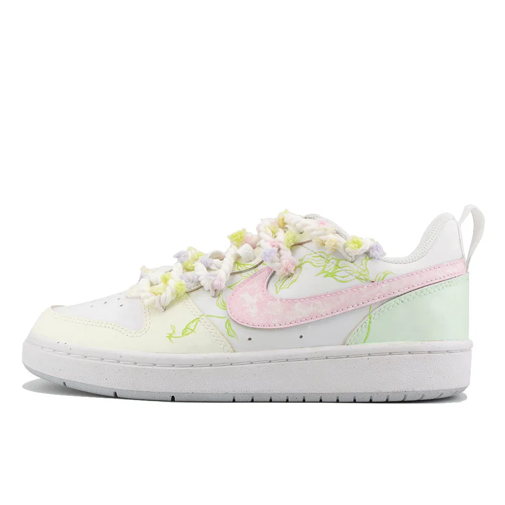 Кроссовки для скейтбординга Court Borough Kids' Grade School Nike, Light Yellow