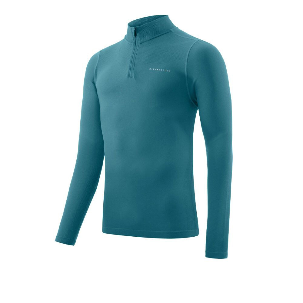 

Спортивный топ Higher State Seamfree Long Sleeve Half Zip, синий