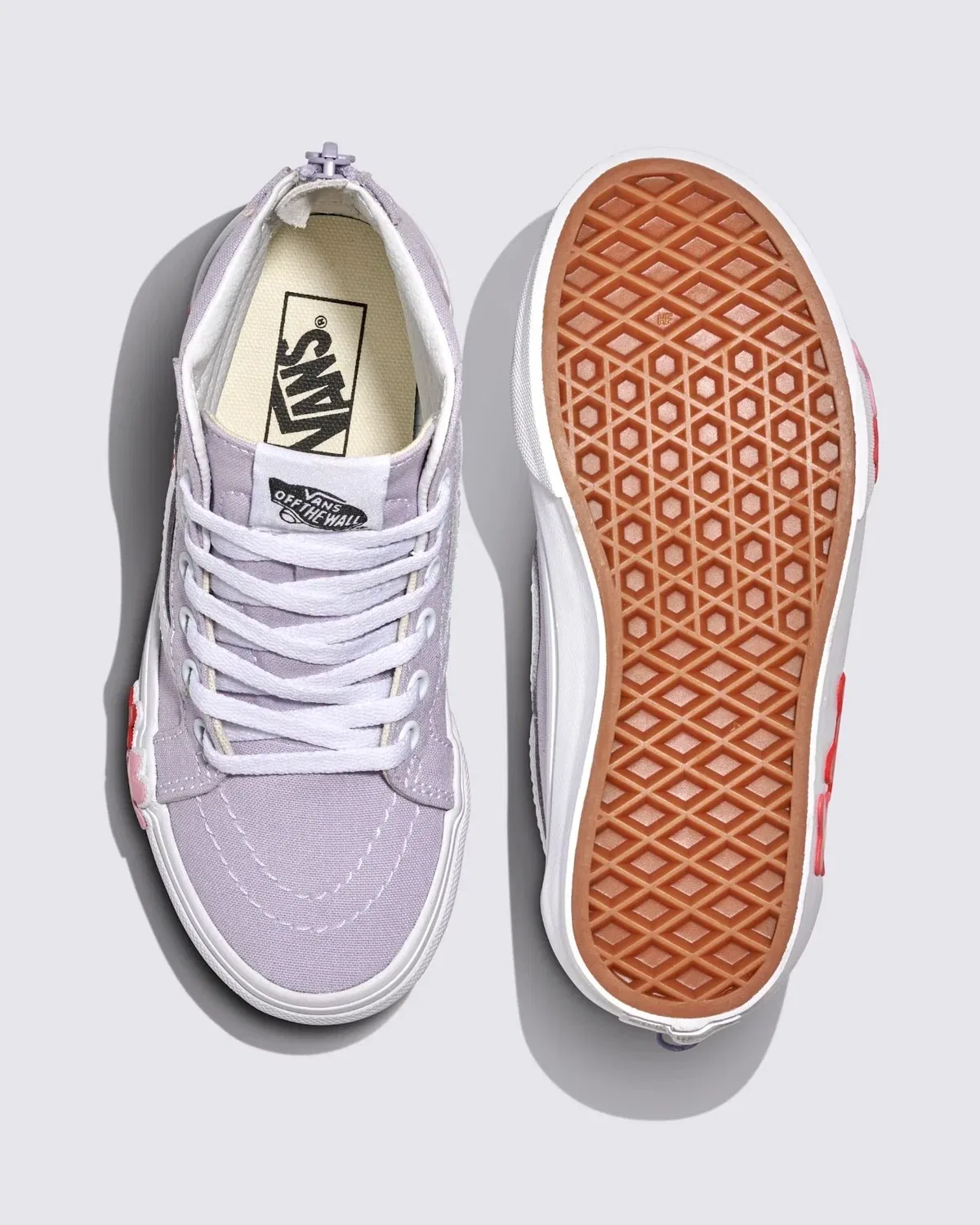 Детские кроссовки Vans Sk8-Hi Reissue V VN000CPUUUI, фиолетовые замшевые, VER887 — фото 4