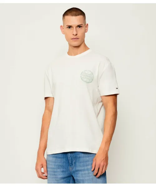 

Футболка Regular fit Tommy Jeans, бежевый