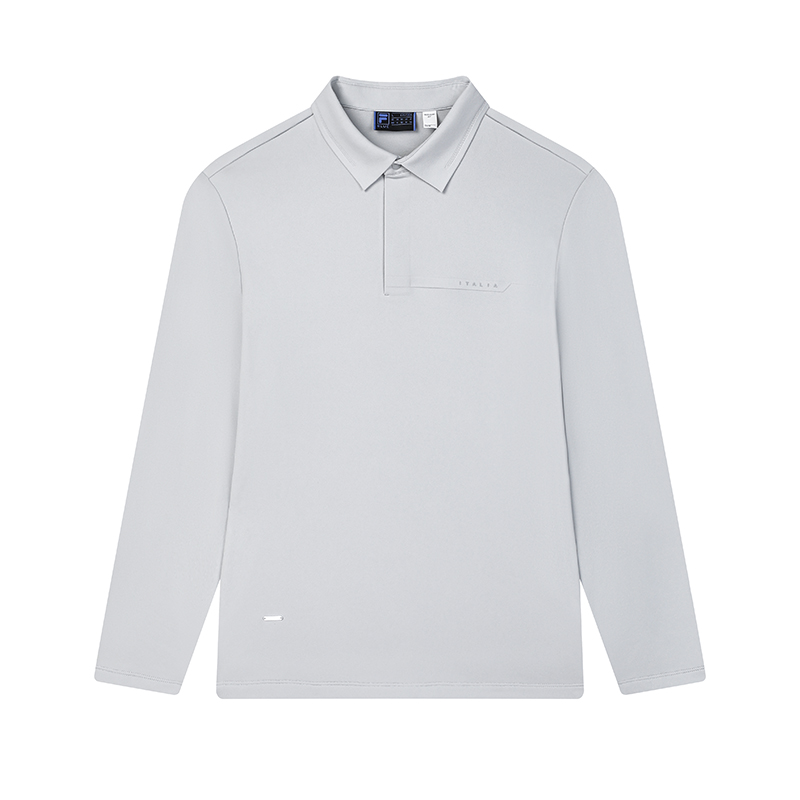 

Поло мужское silent gray FILA, серый