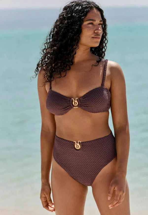 

Трусики от бикини с высокой талией и завышенными бедрами B By Ted Baker, Chocolate Brown Lurex, Коричневый, Трусики от бикини с высокой талией и завышенными бедрами B By Ted Baker, Chocolate Brown Lurex