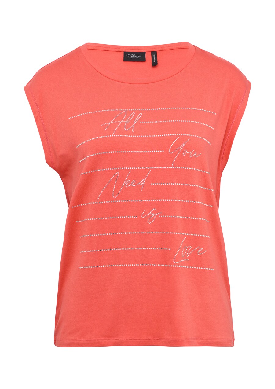 

Рубашка s.Oliver BLACK LABEL, оранжево-красный