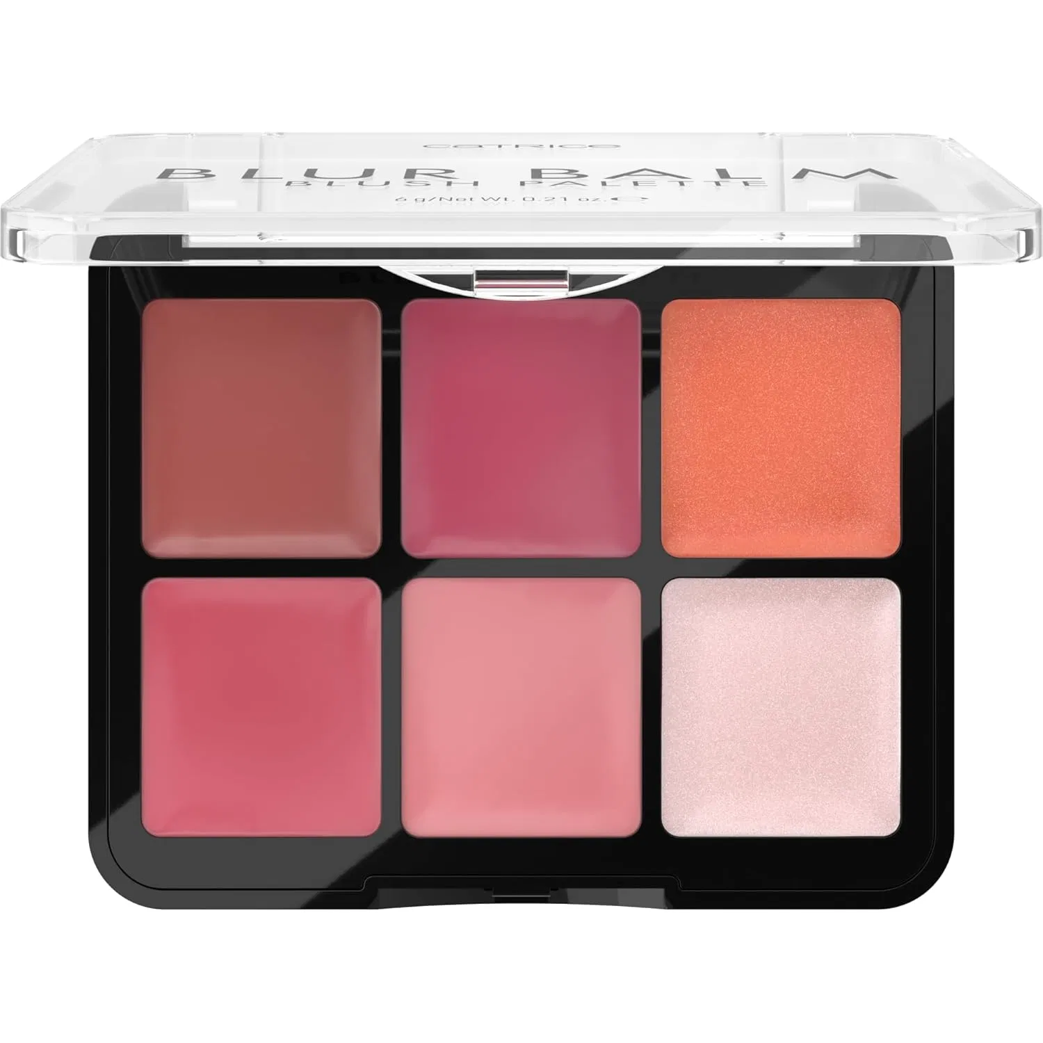 Палетка румян «Blur Balm Blush Palette No. 010» от Catrice (3 шт.) Catrice, 010 Blush Blindness — фото 2