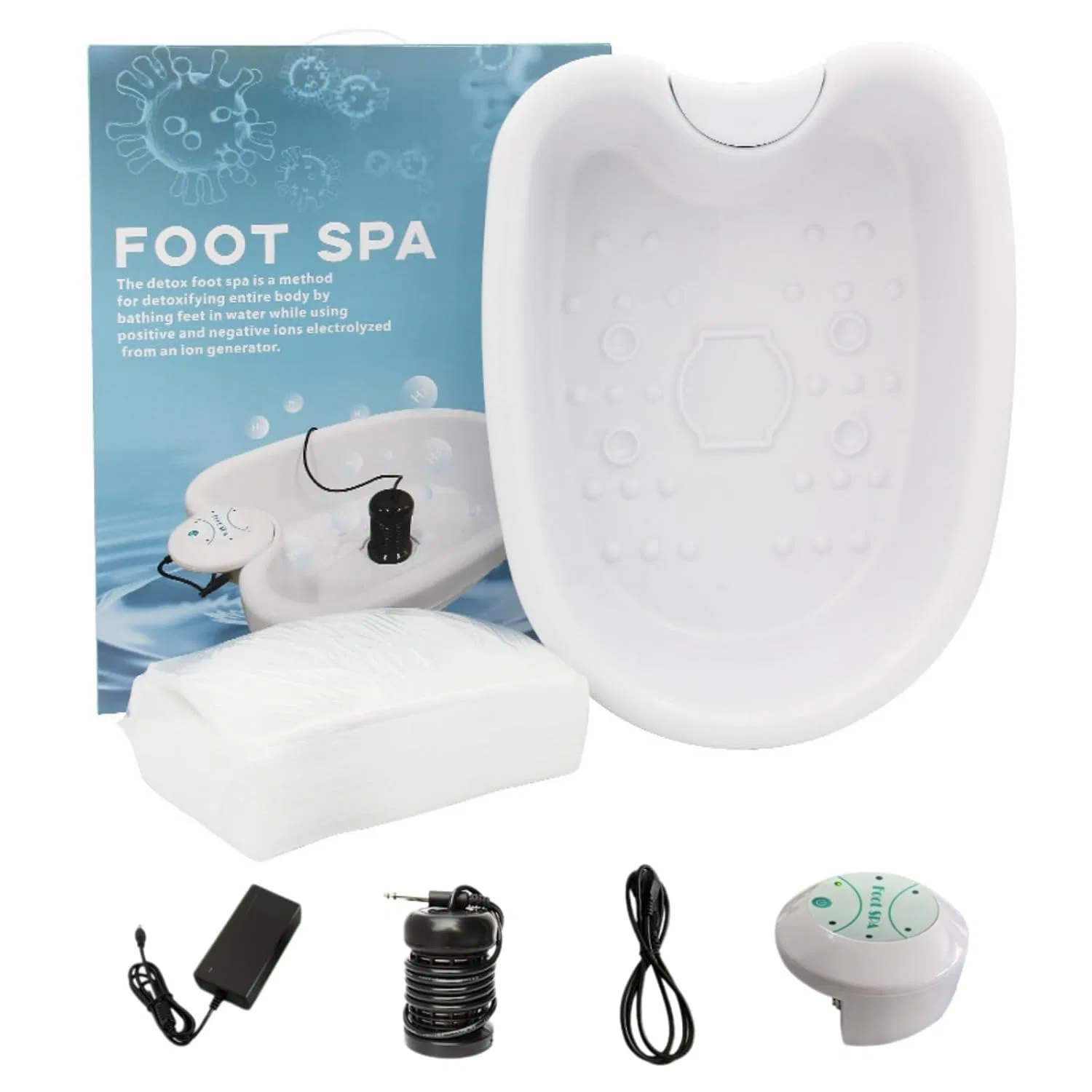 Ионная ванночка для ног «CalmDetox» от Noroa Bergxperten, White