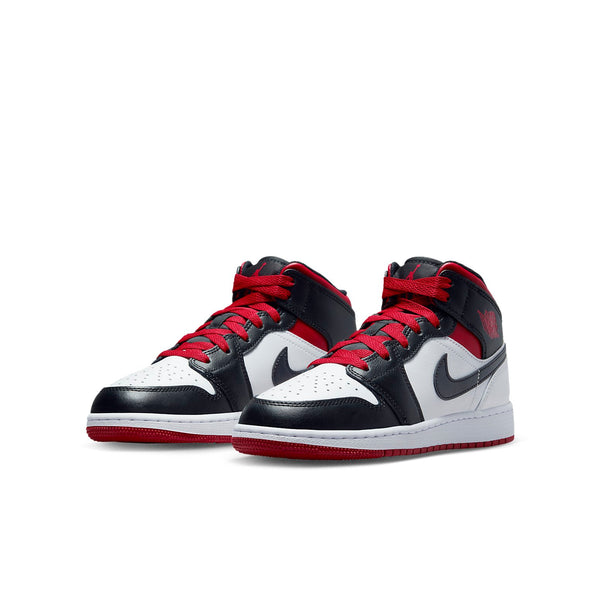 Кроссовки 1 mid 'gym red black toe' Air Jordan, красный — фото 2