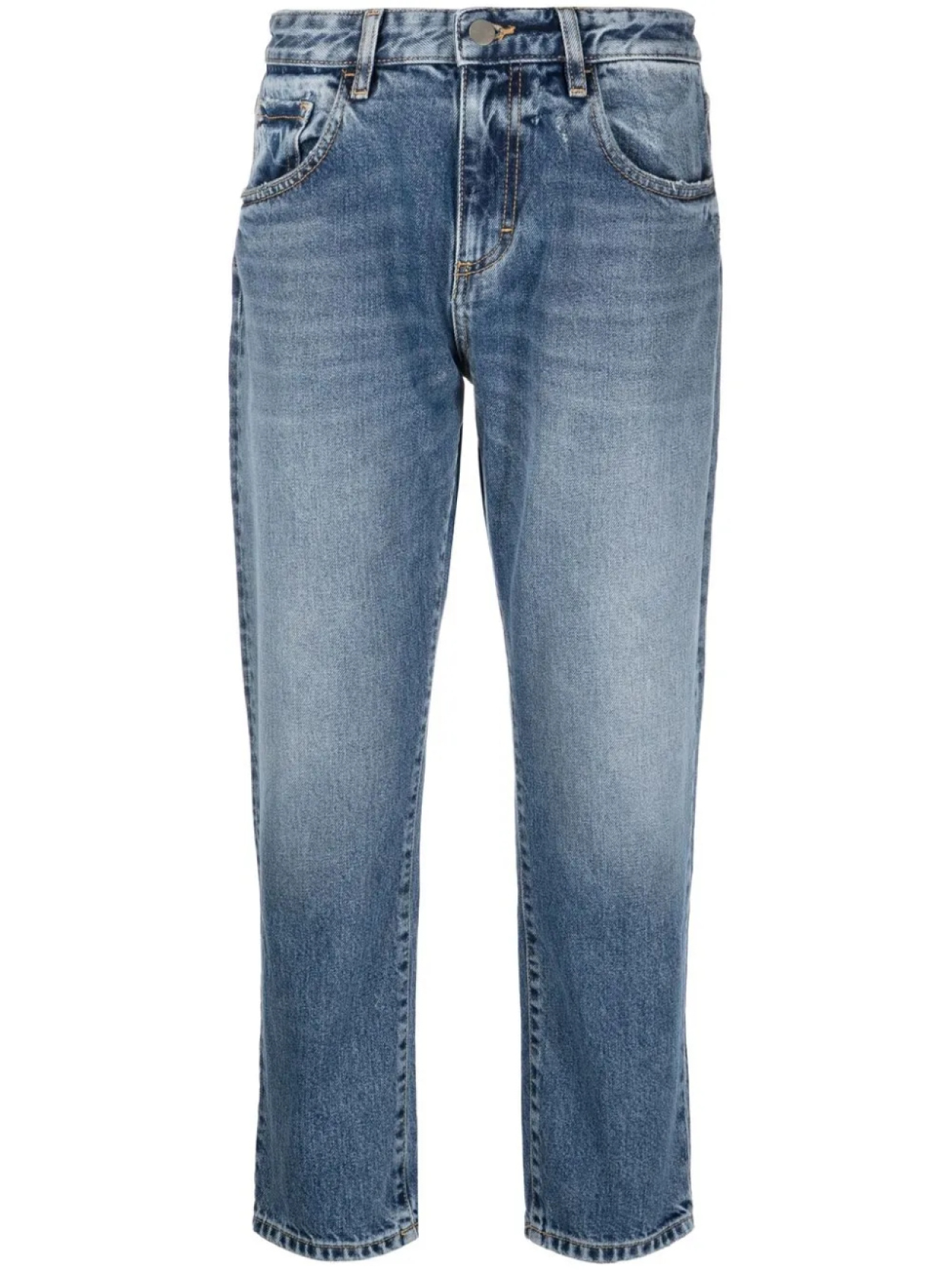 

ICON DENIM укороченные узкие джинсы, синий