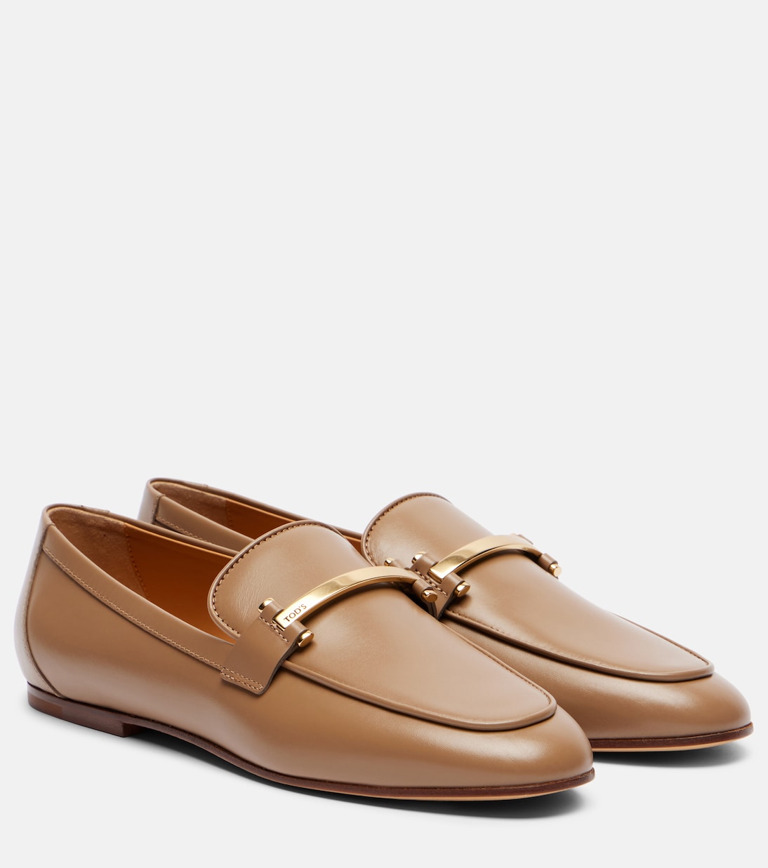 Барретта кожаные лоферы Tod's, Cappuccino