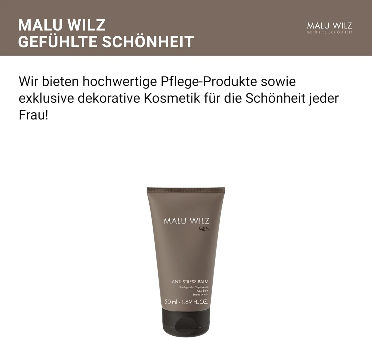Мужской бальзам после бритья Anti Stress Balm от Malu Wilz Kosmetik ‎Malu Wilz — фото 2