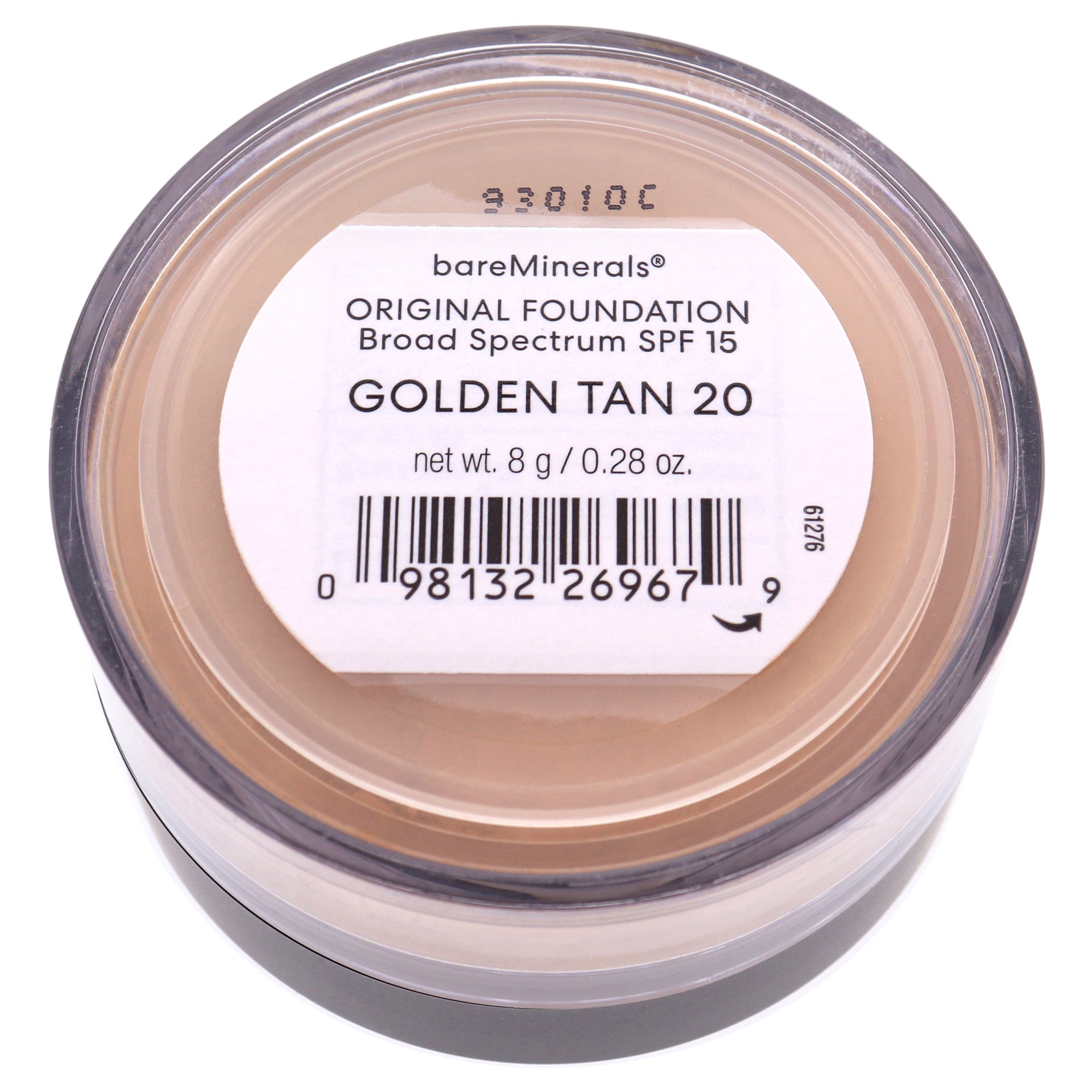 Оригинальная тональная основа SPF 15 - 20 Golden Tan от bareMinerals для женщин - 0,28 унции Bareminerals, Small — фото 2