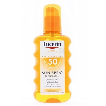 

Солнцезащитный спрей прозрачный Spf50+ 200мл, Eucerin