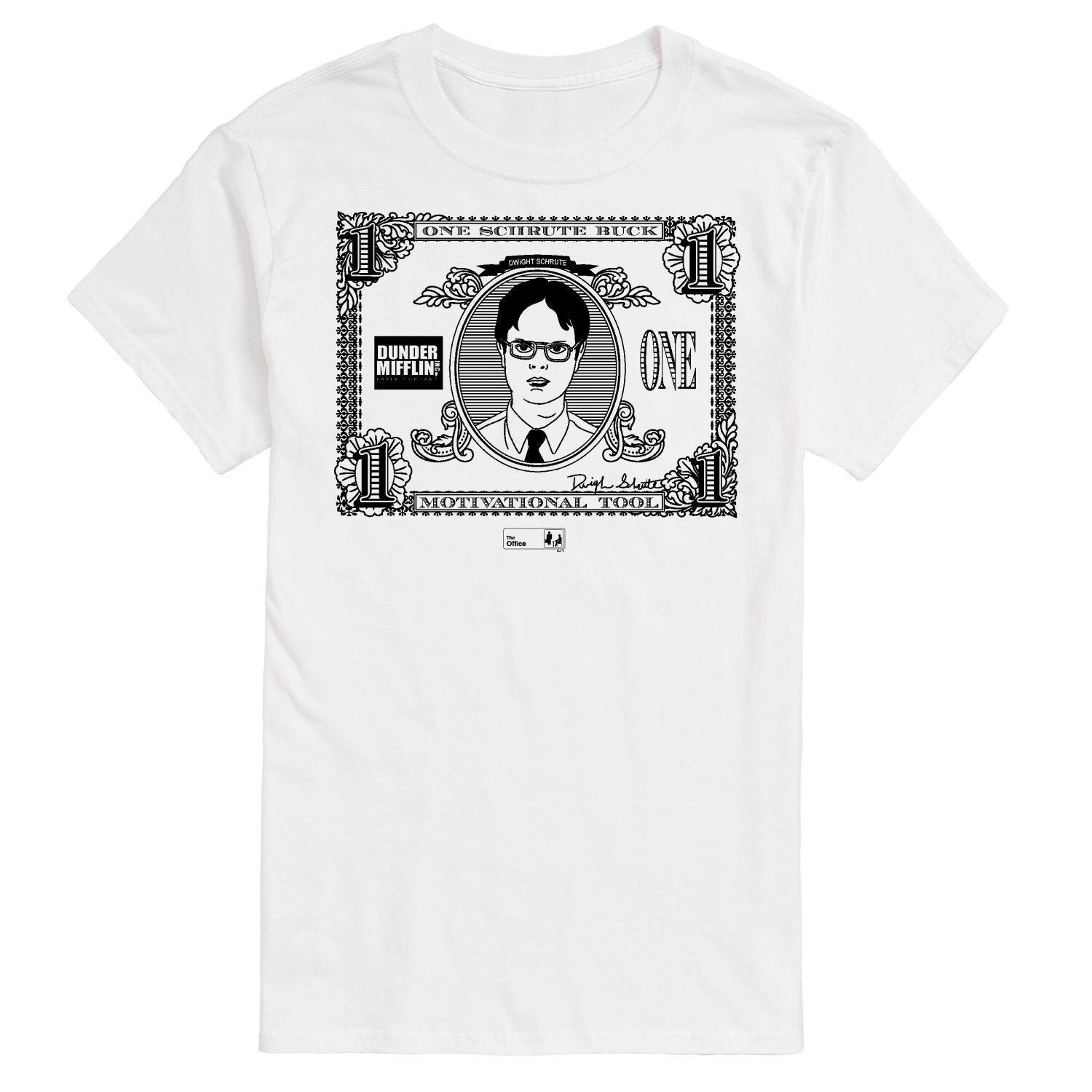 

Мужская футболка The Office One Schrute Buck Licensed Character