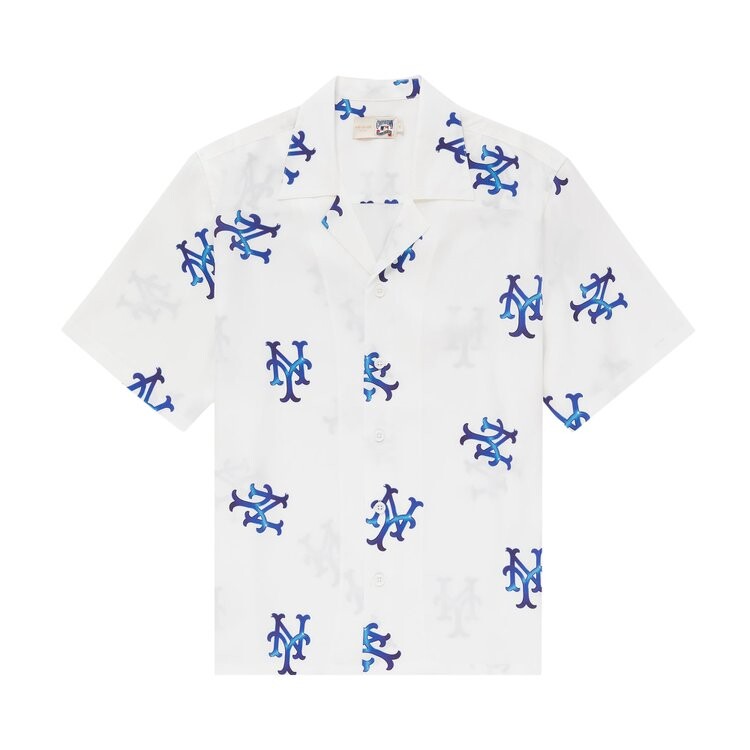 

Рубашка Aimé Leon Dore x New York Mets Leisure Shirt, цвет Bright White/Print