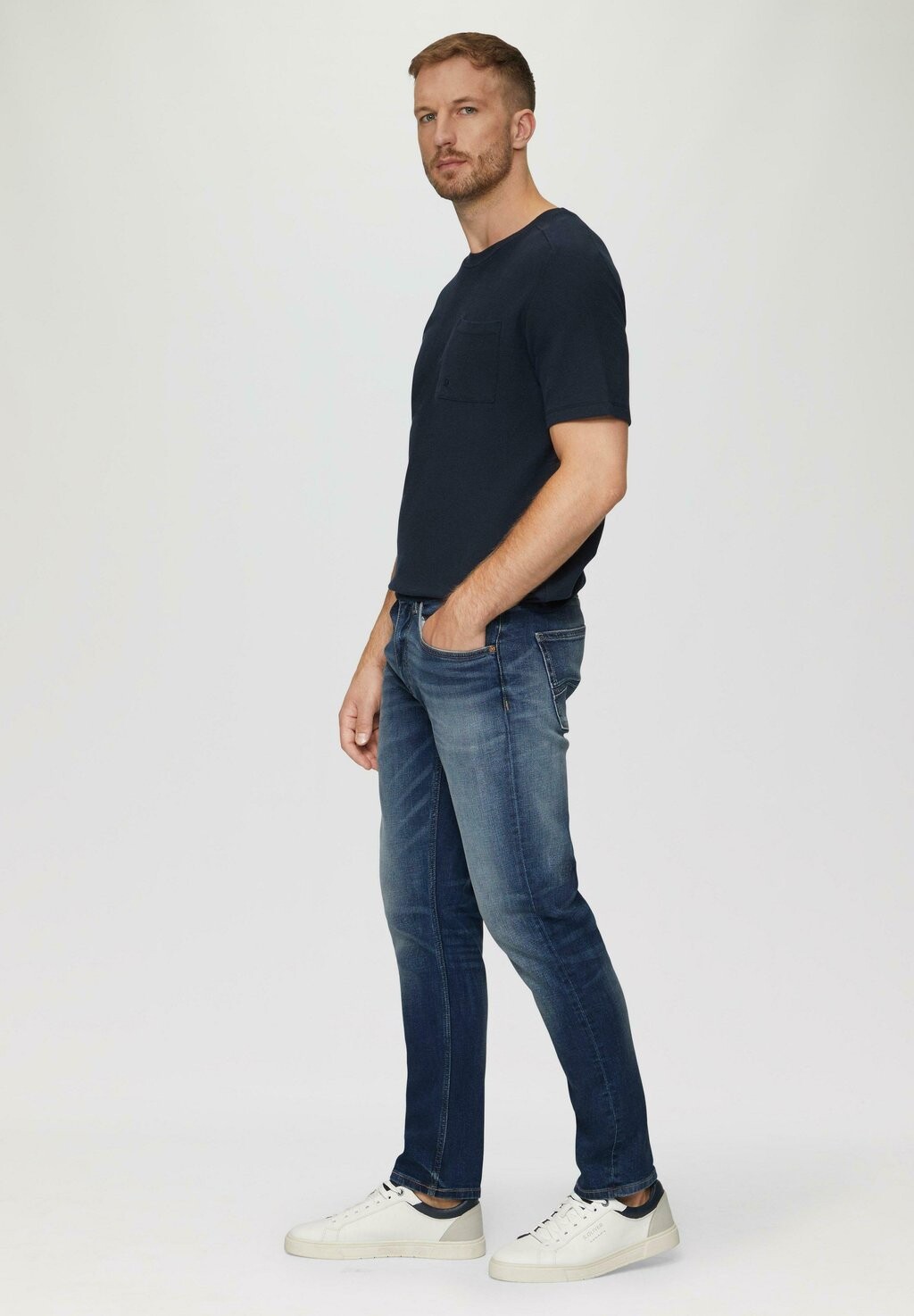 

Джинсы облегающего кроя NELIO MID RISE s.Oliver, цвет Stone Blue Denim