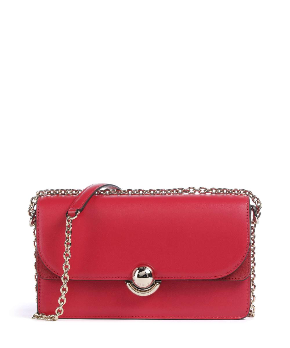 

Сумка на плечо Sfera s из мелкозернистой кожи матовая кожа Furla, красный