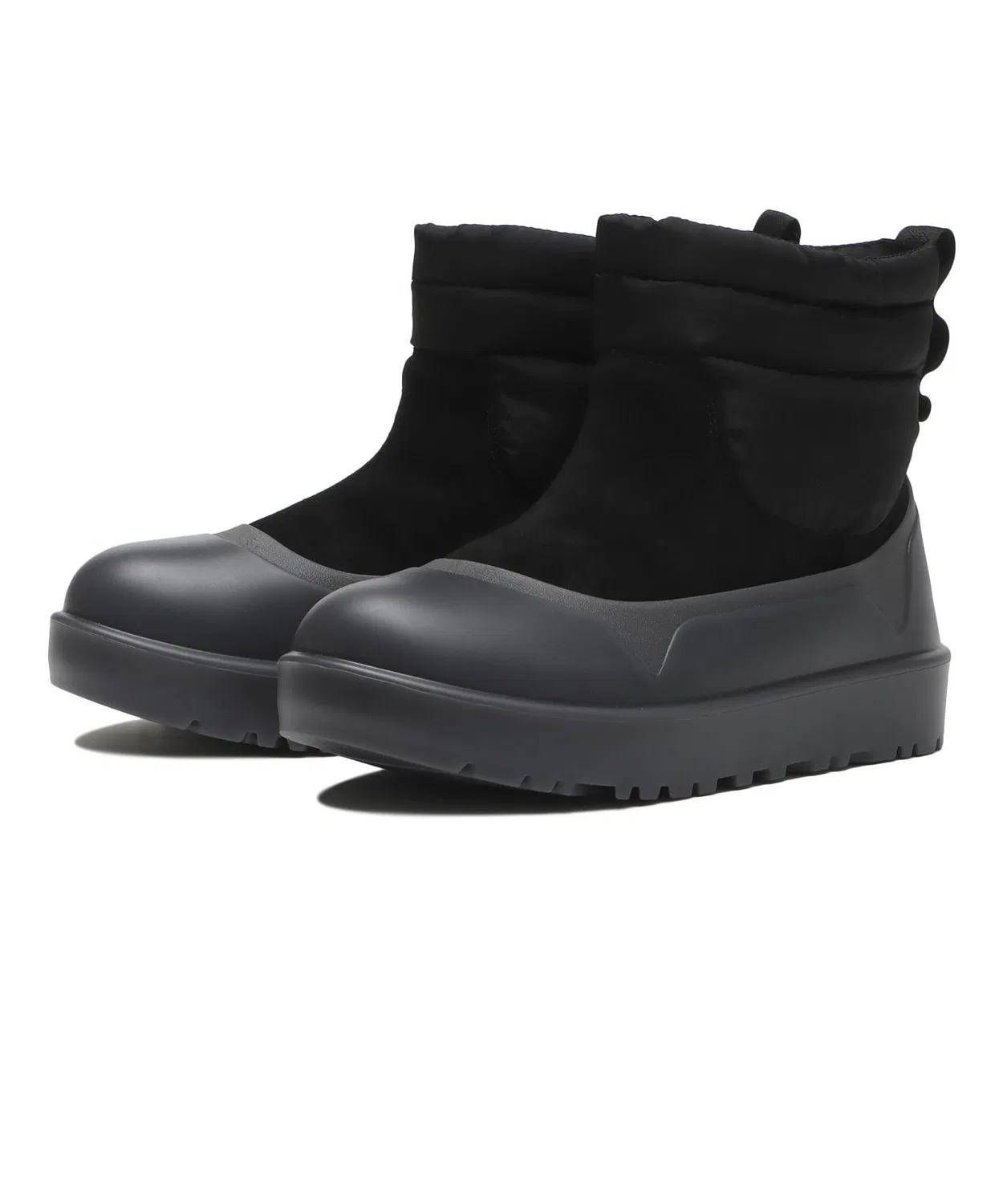 Ботинки CLASSIC MINI MOD UGG из кожи с мехом ブラック — фото 2