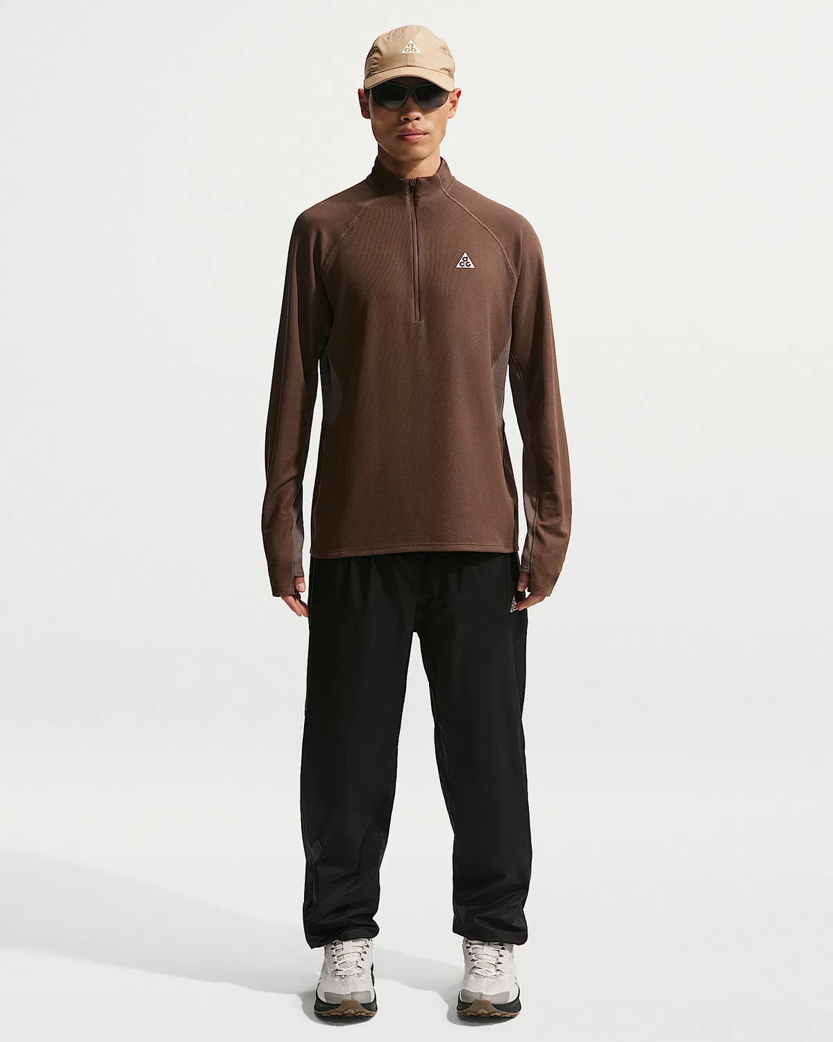 Мужские водонепроницаемые штаны Nike ACG "Trailwind" Storm-FIT ADV, Black/Summit White