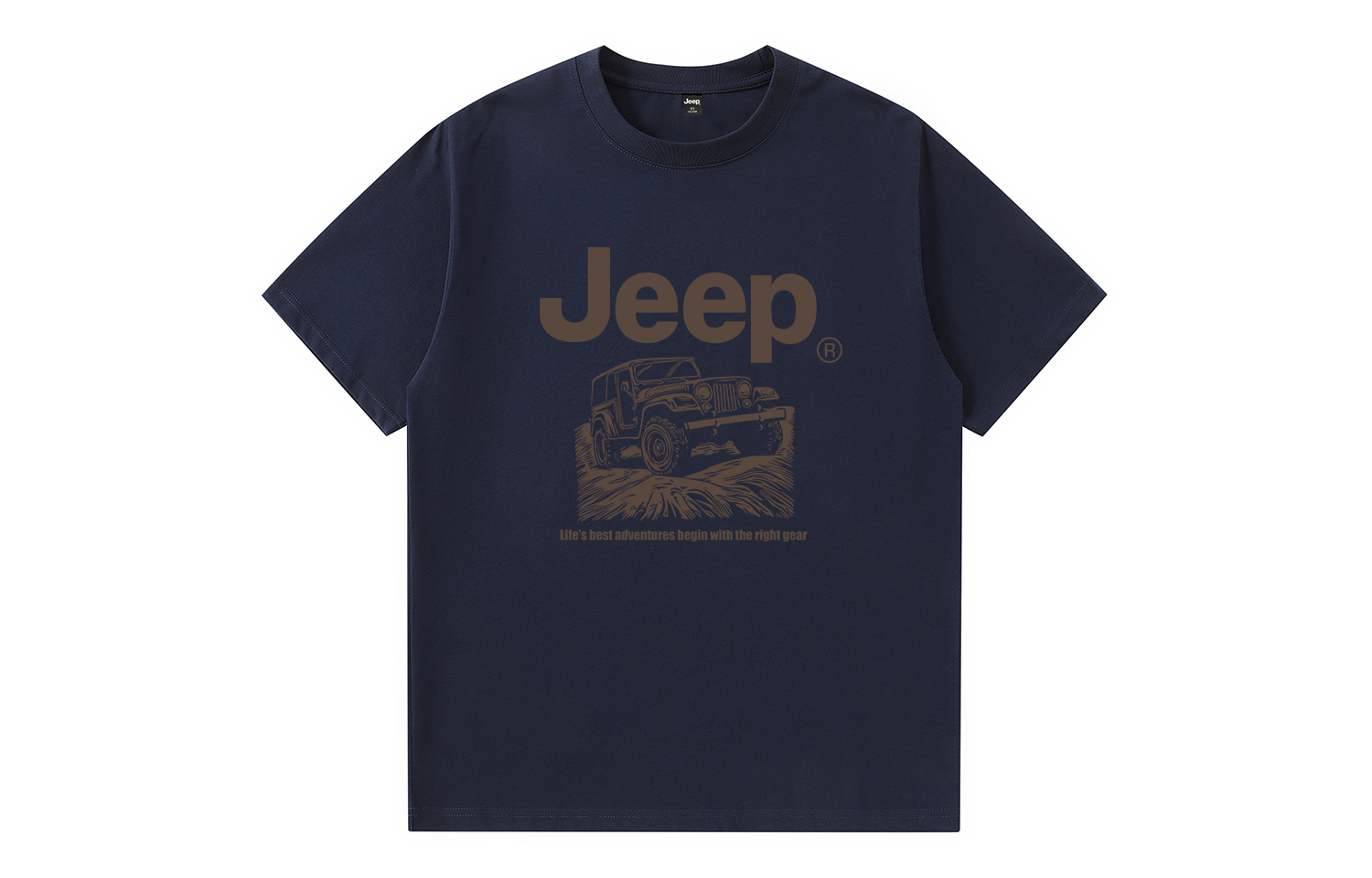 

Футболка Unisex Crew Neck Moderate Straight Fit Jeep, темно-синий