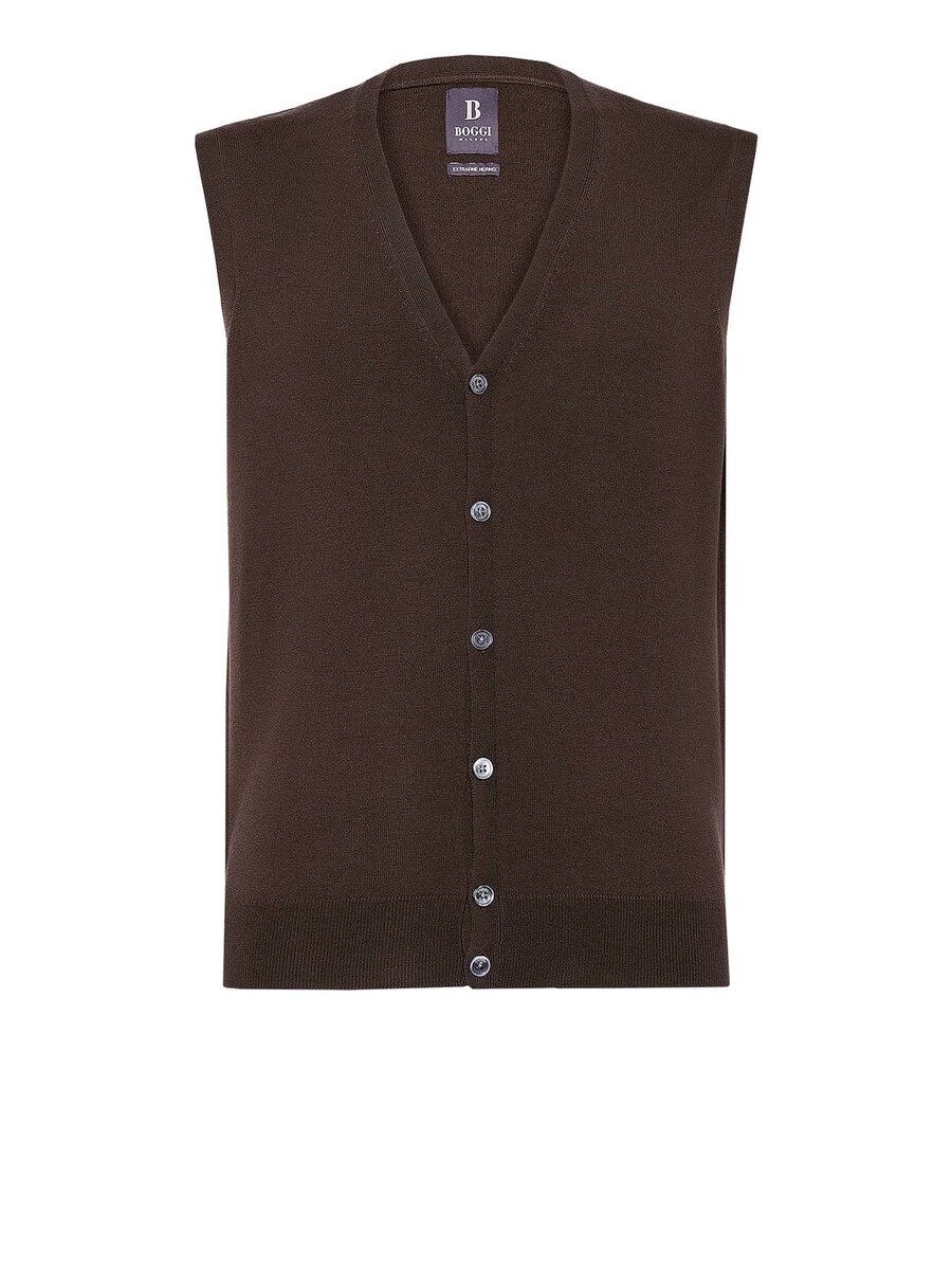 

Жилет Boggi Milano Vest, коричневый