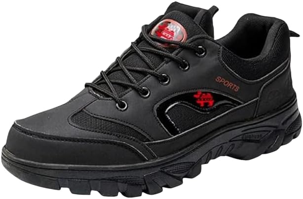 

Мужские походные кроссовки низкие, противоскользящие, дышащие, легкие, для активного отдыха, трекинга, прогулок и походов Hhhchpm, черный