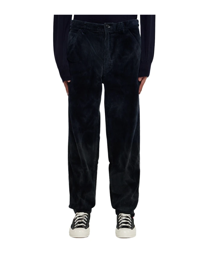 

Вельветовые брюки с карманами Comme Des Garçons, синий