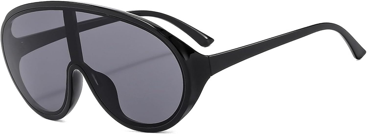 

Солнцезащитные очки с крупной оправой для женщин, для активного отдыха на природе, для вождения, для мужчин, для отпуска, декоративные солнцезащитные очки Generic, Black