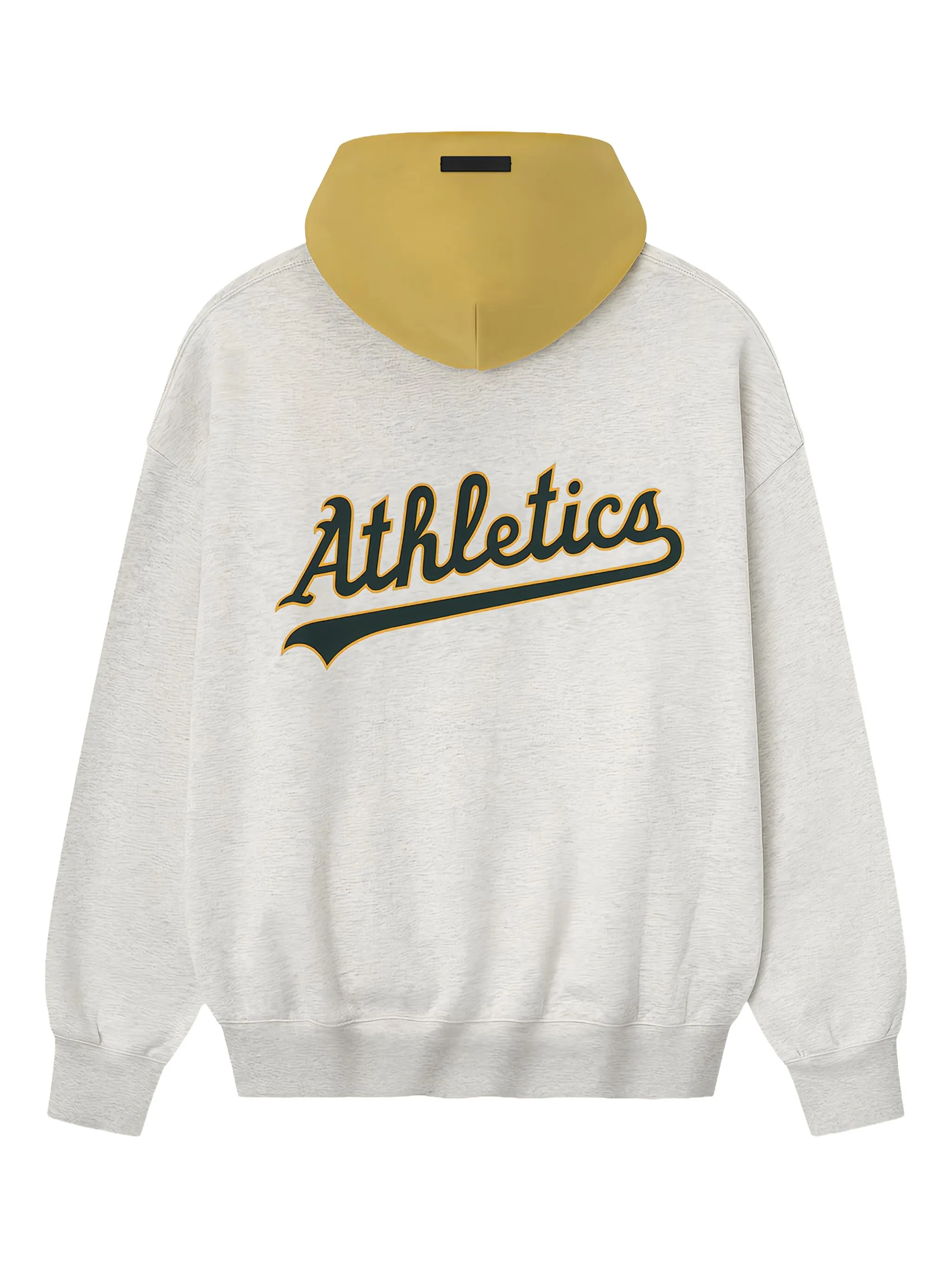 Худи с логотипом из коллаборации с MLB Athletics Fear Of God Essentials, серый — фото 2