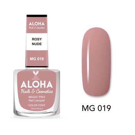 

Лак для ногтей Magic Pro 15 мл - Mg 019 / Розовый нюд Aloha Nails & Cosmetics