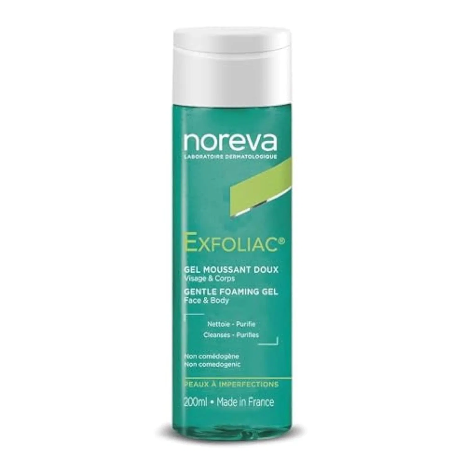 Гель для умывания Noreva — Мягкий пенящийся гель «Exfoliac» от, 200 мл