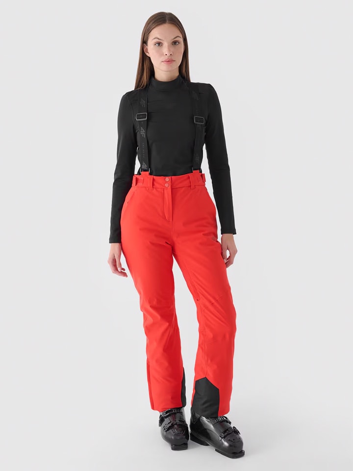 

4F Красные лыжные/сноубордные штаны