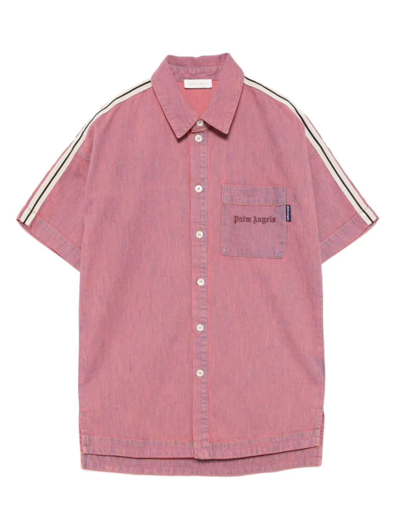 

Palm Angels Kids платье с логотипом, розовый