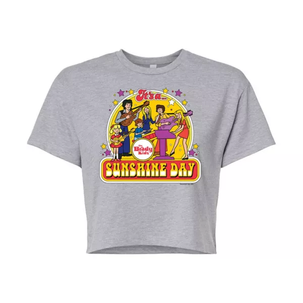 

Укороченная футболка Brady Bung Sunshine Day от Juniors Licensed Character, серый