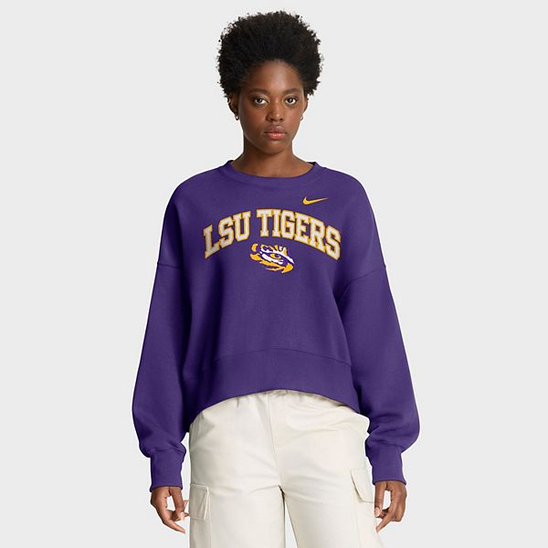 

Женский фиолетовый свитшот LSU Tigers Oversized Phoenix Arch Nike