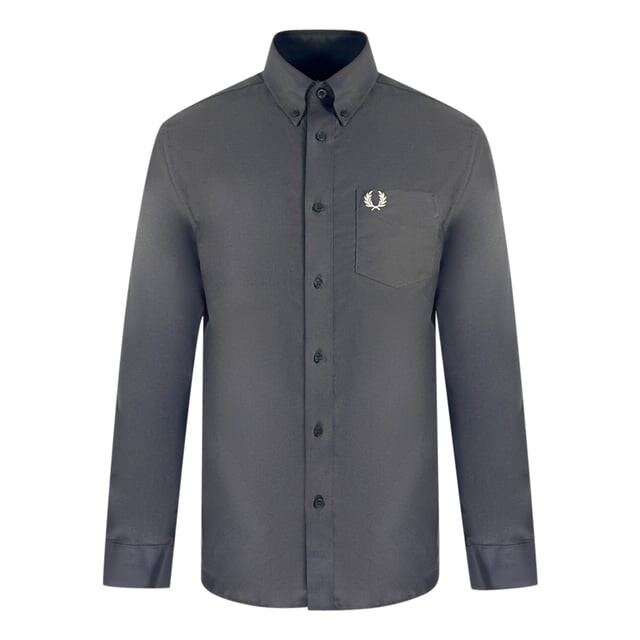 

M2700 g85 серая повседневная рубашка Fred Perry, серый