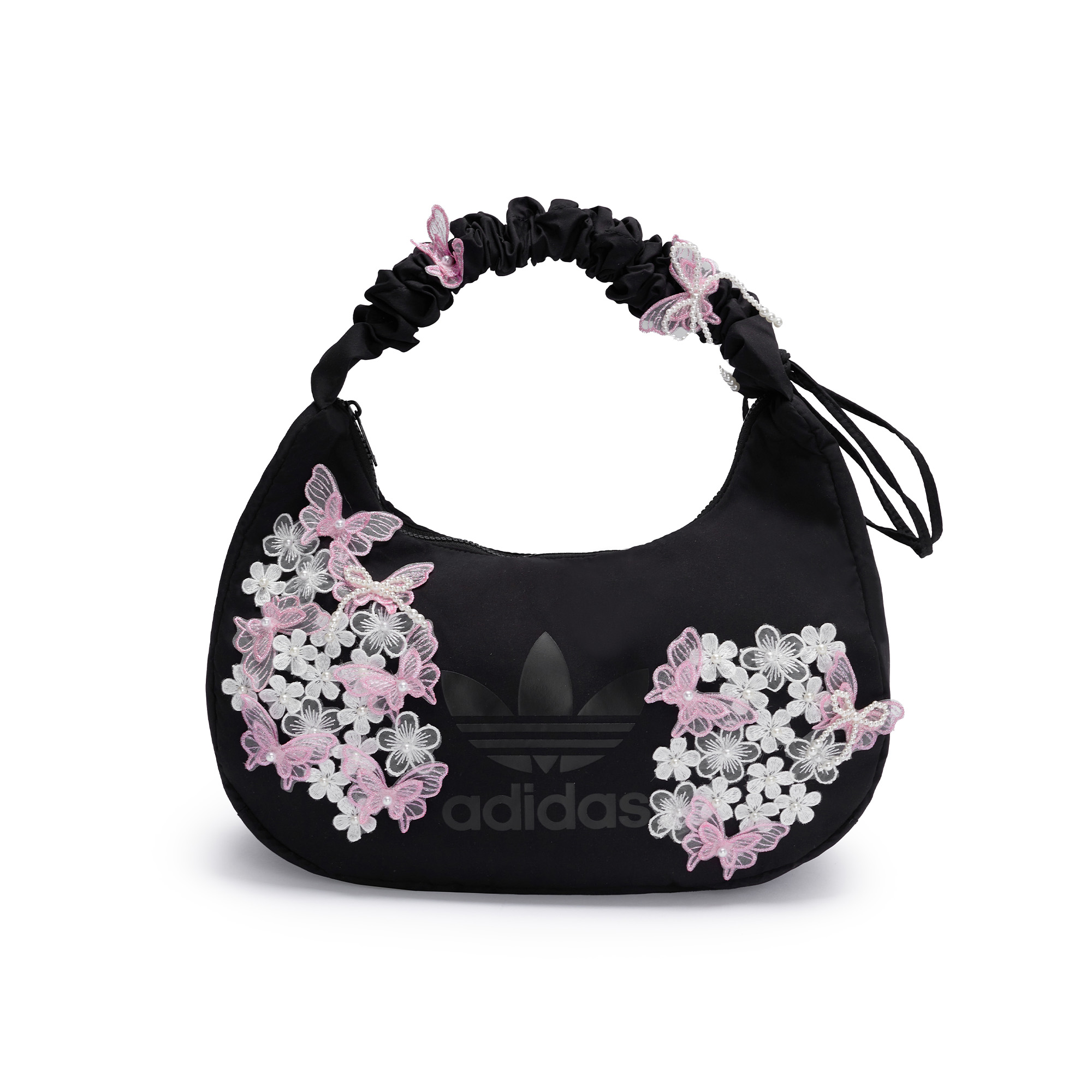

Adidas Originals Сумка с логотипом бренда, обычная женская, черная, розовая, белая