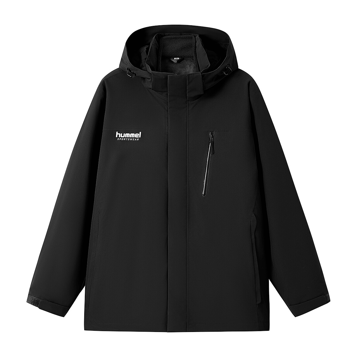 

Ветровка Куртка Унисекс Hummel, цвет Black (3-in-1 with Velcro Inner Jacket)