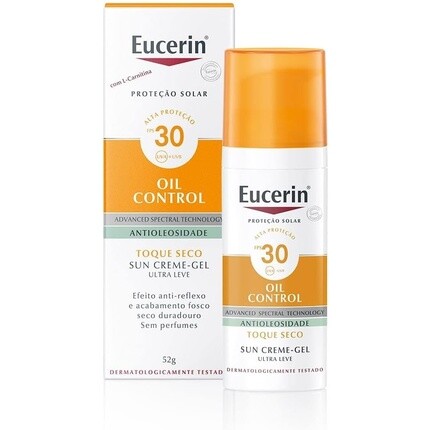 

Солнцезащитный гель-крем для контроля жирности Dry Touch Spf30 50мл, Eucerin