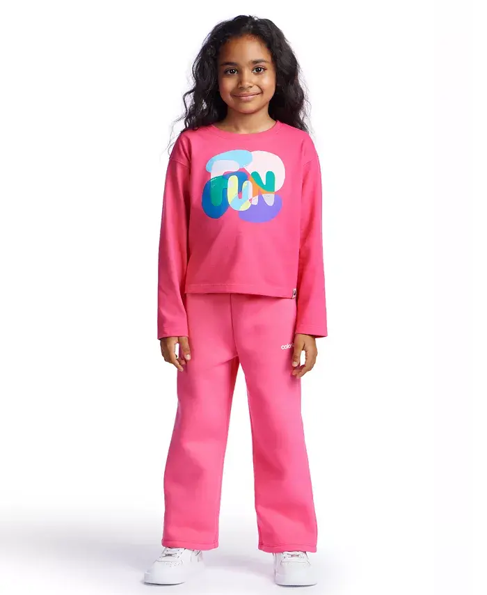 

Широкие брюки Color Lab унисекс 2-10 Color Lab By Crayola, розовый