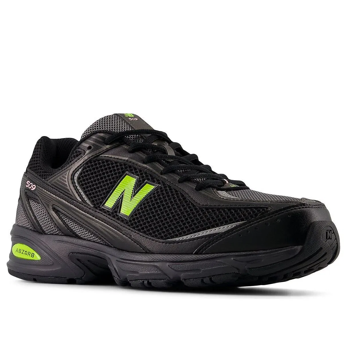Кроссовки New Balance 509 'Black Alkaline Green' U5096WU, черный — фото 4