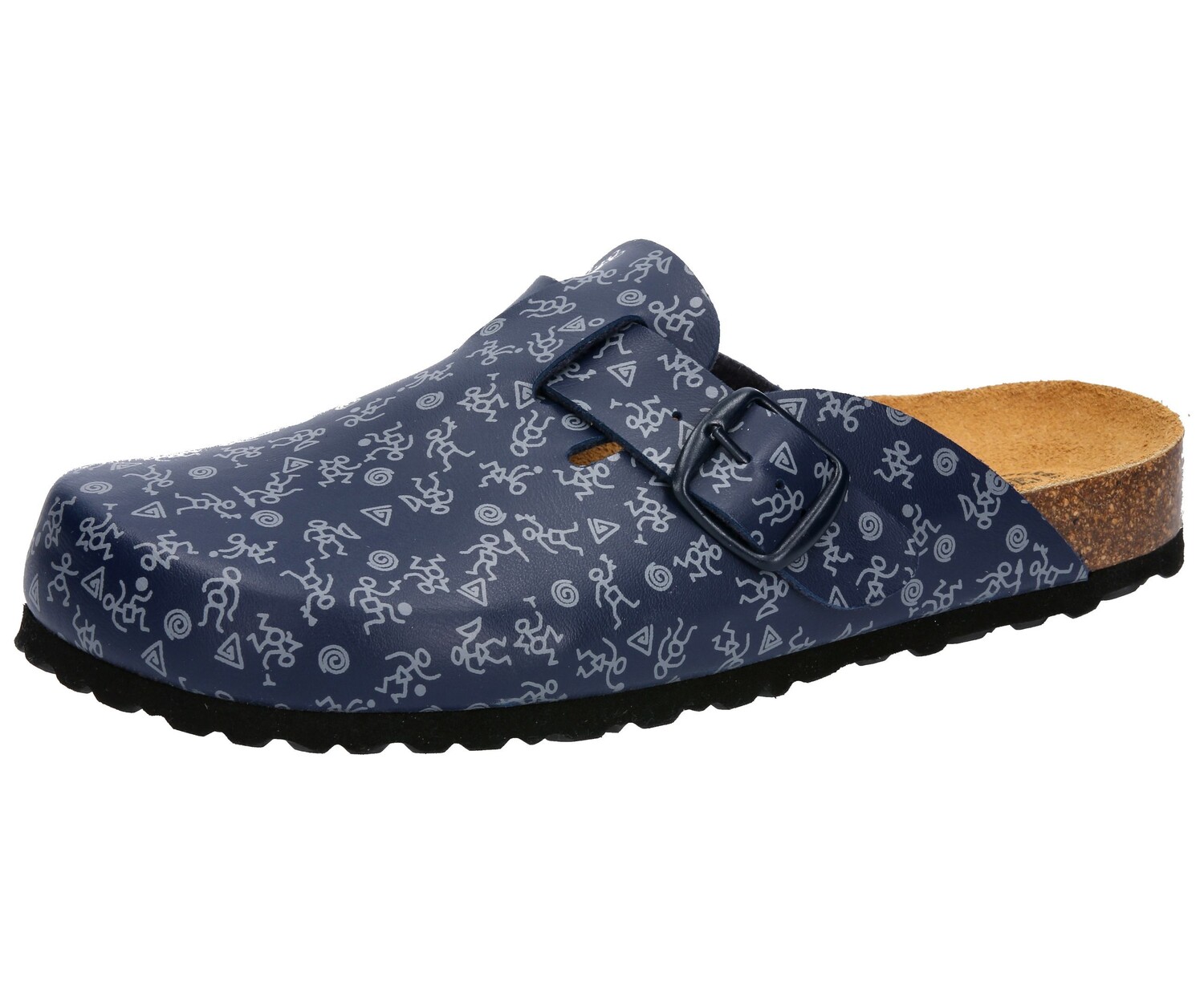 Мюли Lico Pantolette Bioline Clog Print, синий