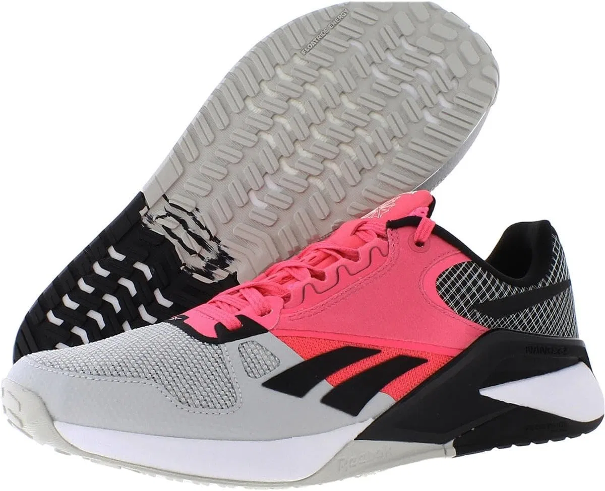 Беговые кроссовки Reebok Unisex Mdf60, Pure Grey Atomic Pink Black — фото 2