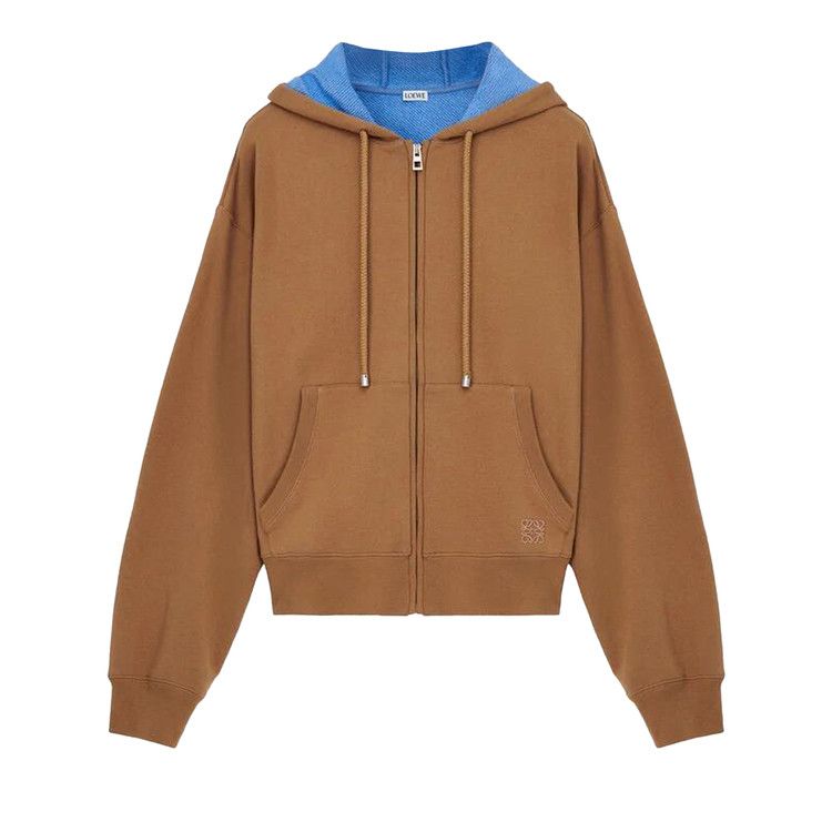 

Худи Loewe Zip Up Hoodie, Beige/Blue