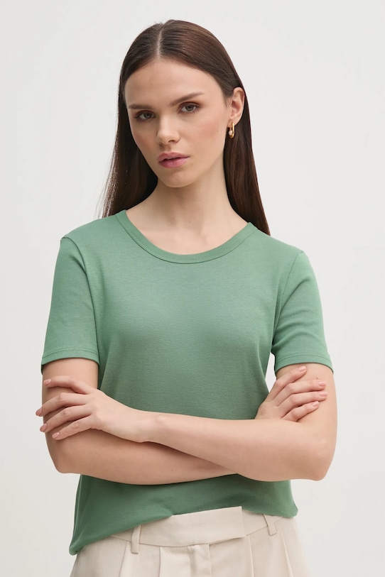 

Хлопковая футболка United Colors Of Benetton, зеленый