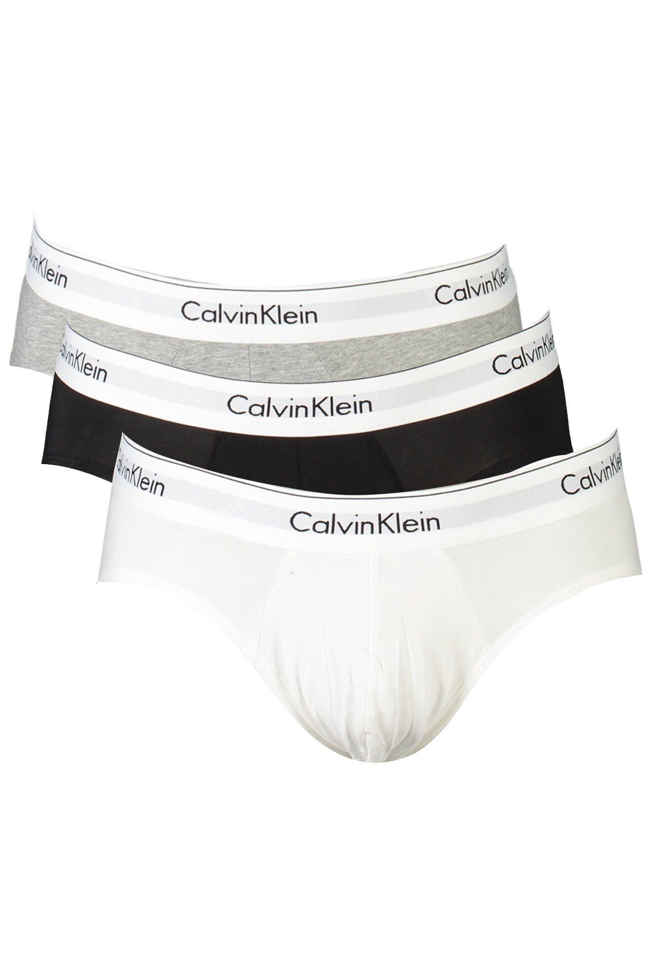 

Серые хлопковые мужские трусы Calvin Klein